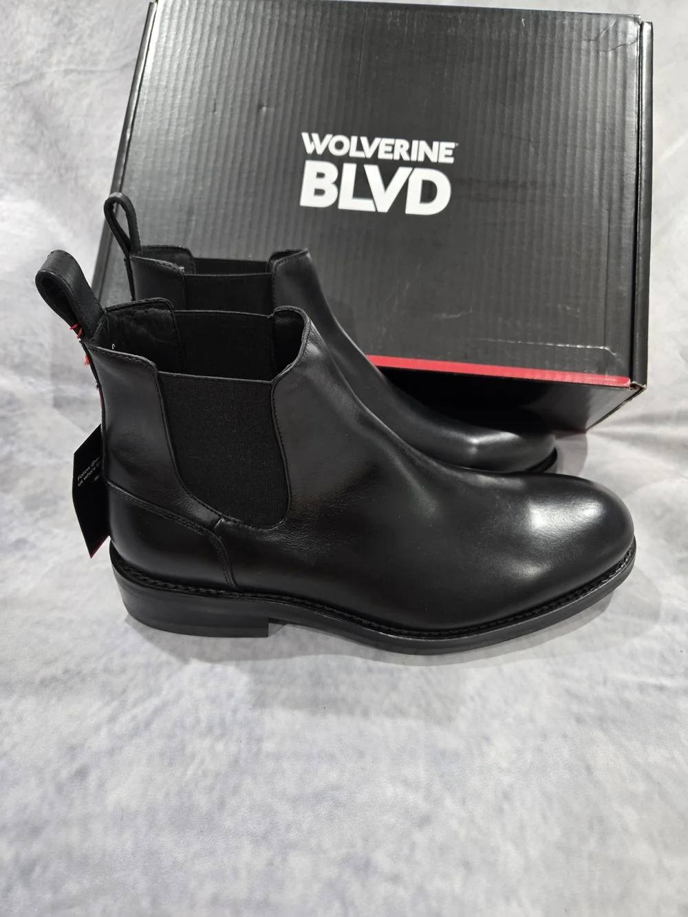 Wolverine BLVD Chelsea Boot in black leather